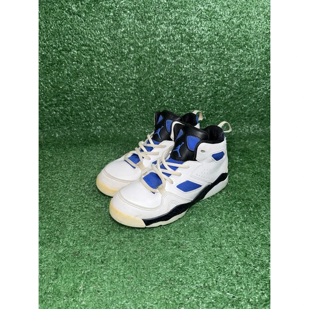 Nike Air Jordan Toddler Size 12C Flight Blue White Walking Shoes Casual Sneakers